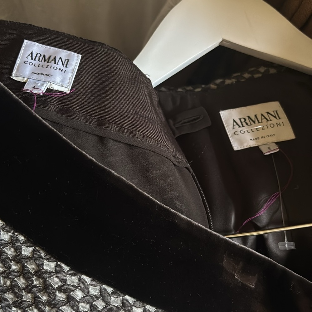 Armani Collezioni Skirt Suit See Pics 4 measurements - Picture 16 of 16
